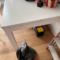 Tavolo Ikea bjursta bianco allungabile