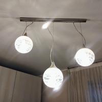 lampadario e lampade da tavolo