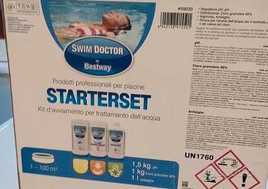 Kit trattamento piscina Bestway Starter nuovo