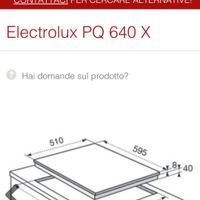 Piano cottura Electrolux a gas 4 fuochi mai usato 
