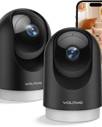 WOLFANG WS03P2 Coppia Telecamere Smart Home