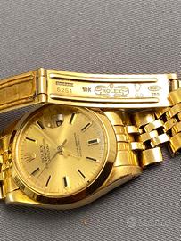 COPPIA DI  OROLOGI  IN ORO ANNI 80