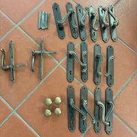 Maniglie in ottone bronzato anni 80