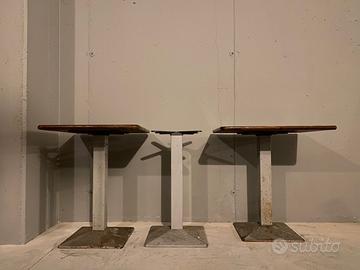 3 gambe per tavoli con basamento in ghisa