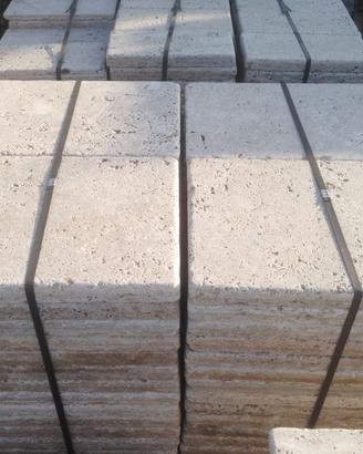 Marmette di Travertino Noce Romano da Pavimento