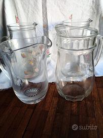 caraffe vetro assortite