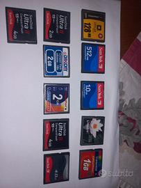 memorie  fotocamere compact flash