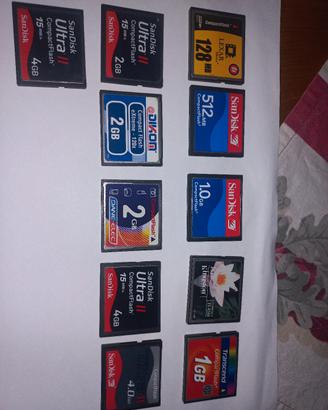 memorie  fotocamere compact flash