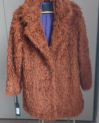 Caban pelliccia ecologica Pinko