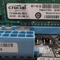 scheda madre processore i7 e 16 GB di ram