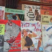 RIVISTE VINTAGE PER AMANTI UNCINETTO,RICAMO,CUCITO