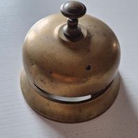 Campanello da Banco Vintage in Ottone 