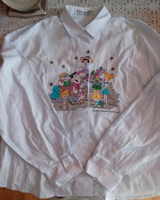 camicia anni 80 Flintstones 