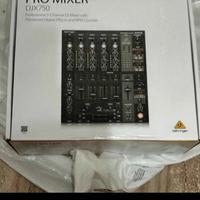 mixer behringer djx 750 nuovo 