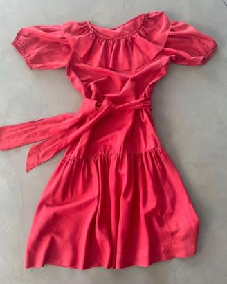 Vestito vintage in seta pura cin fusciacca