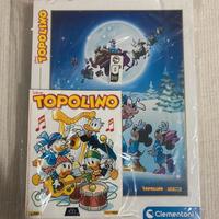 Topolino 3548 con puzzle clementoni natalizio 500