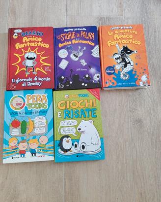 libri pera toons e diario di una schiappa
