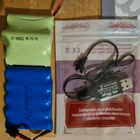 Batterie +carica batterie 