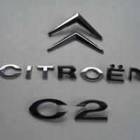 Logo+Scritta portellone posteriore Citroen C2