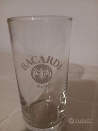 bicchieri bacardi da collezione 