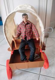 Carro lone ranger Marx toys tipo big Jim, no mego 