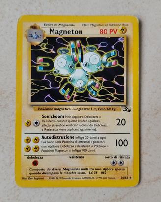 Magneton 26/62 Fossil Pokemon 