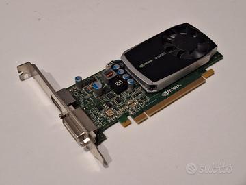 NVIDIA Quadro K600 1GB - Scheda Video Workstation