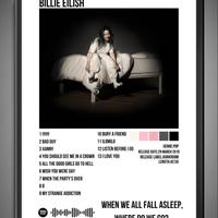 Poster di Billie Eilish.