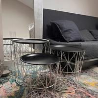 Set 3 tavolinetti impilabili