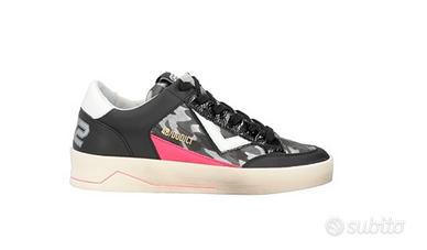 Scarpe 4B12 sneaker nero mimetico n 38 nuove