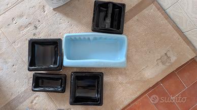 Set portasapone e porta rotolo vintage