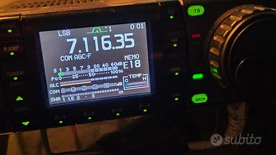 Icom 7000+accordatore automatico+microfono+imballo