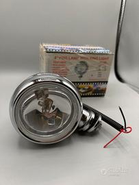 Fendinebbia 4" 100W alogeno H3 cromato universale