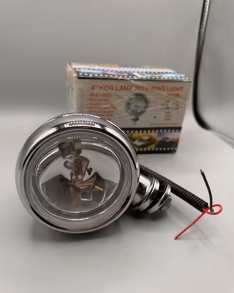 Fendinebbia 4" 100W alogeno H3 cromato universale