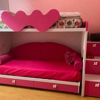 Letto a castello compreso di materassi