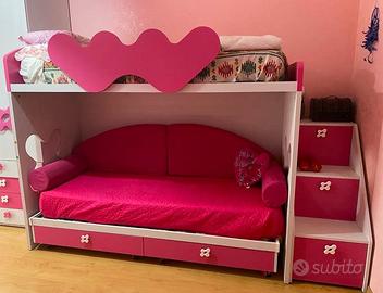 Letto a castello compreso di materassi