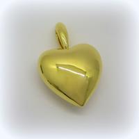 Ciondolo grande cuore in oro giallo 18 ct