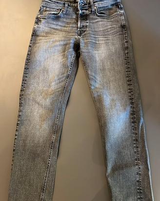Jeans Jack & Jones Mike nero Tapered taglia 30/34