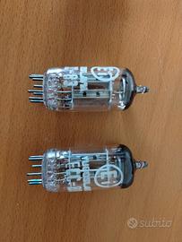 12ax7 ECC83 coppia abbinata EI silver plated NOS