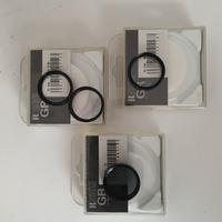 set 3 filtri e adattatore per RICOH GR1, GR21 etc