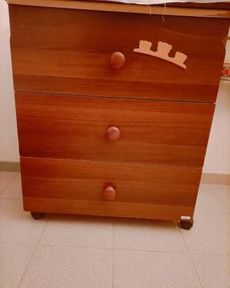 Fasciatoio con vaschetta bagnetto