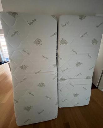 Materassi 2 pezzi 80x200