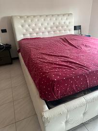 Letto matrimoniale con box