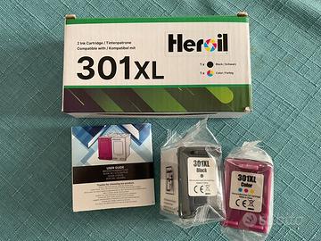 Cartucce HP 301XL nero e colore rigenerate