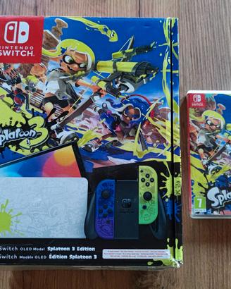 Nintendo switch oled splatoon 3 limited edition 