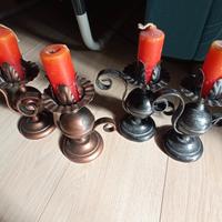 Porta Candele in ferro battuto