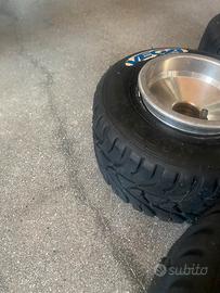 cerchi pioggia e gomme kart