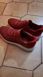 Scarpe Skechers donna rosse 