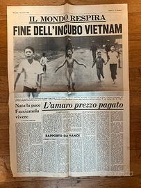Lotto pagine orig  quotidiano Il Giorno 1972-73