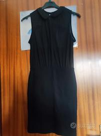 vestito elegante tg s, parte sopra semitrasparente